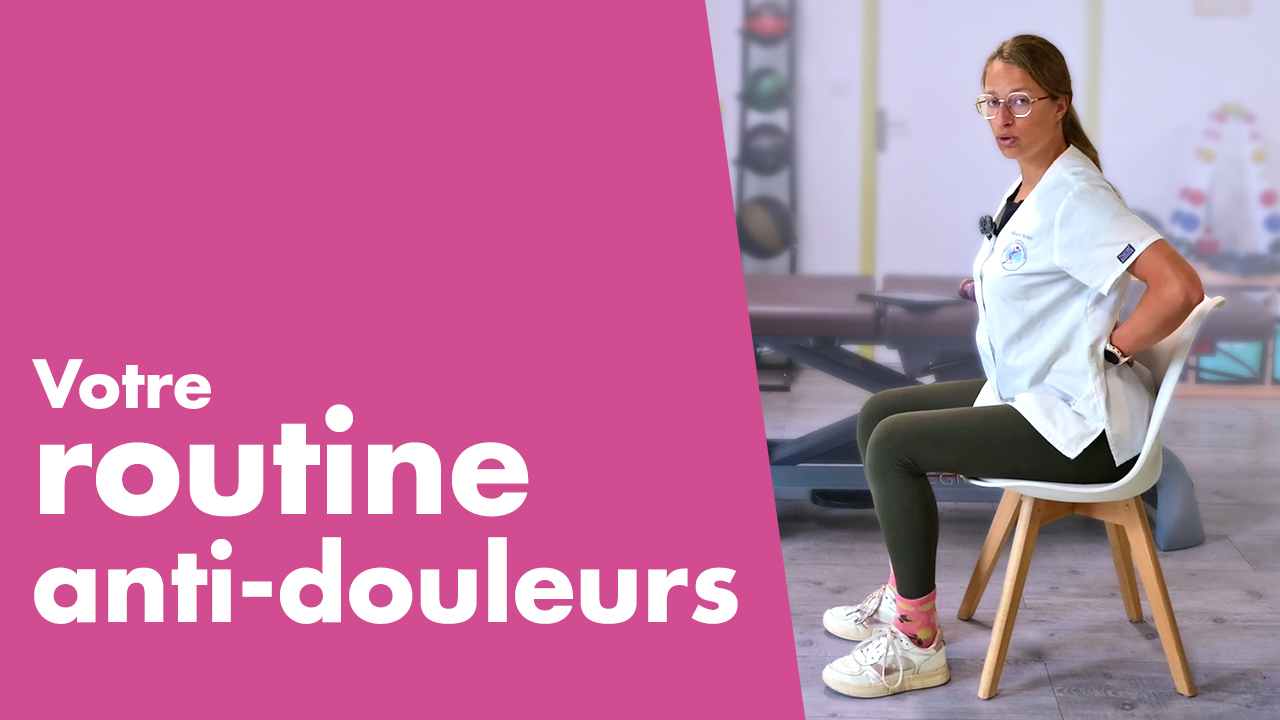 Extrait d'une séance de la routine dos avec Mélanie